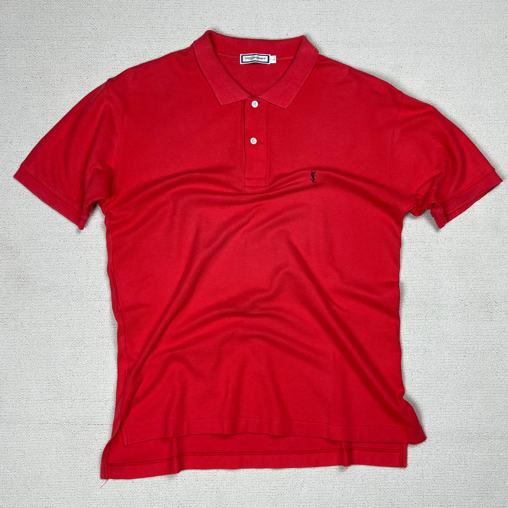 YSL Polo Shirt — Red