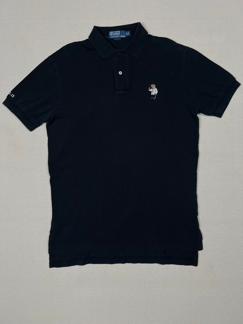 Polo Ralph Lauren Bear Polo Shirt — Black