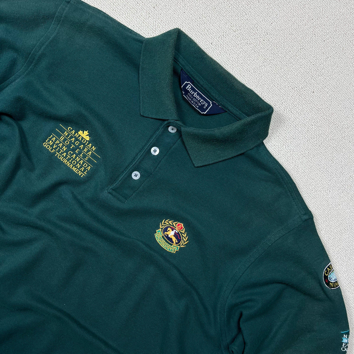 Burberry Polo Shirt — Green