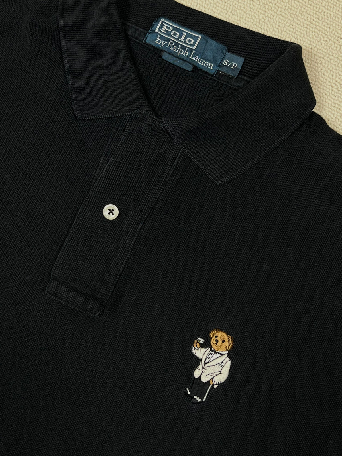 Polo Ralph Lauren Bear Polo Shirt — Black